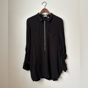 XL Reitmans 1/4 zip blouse